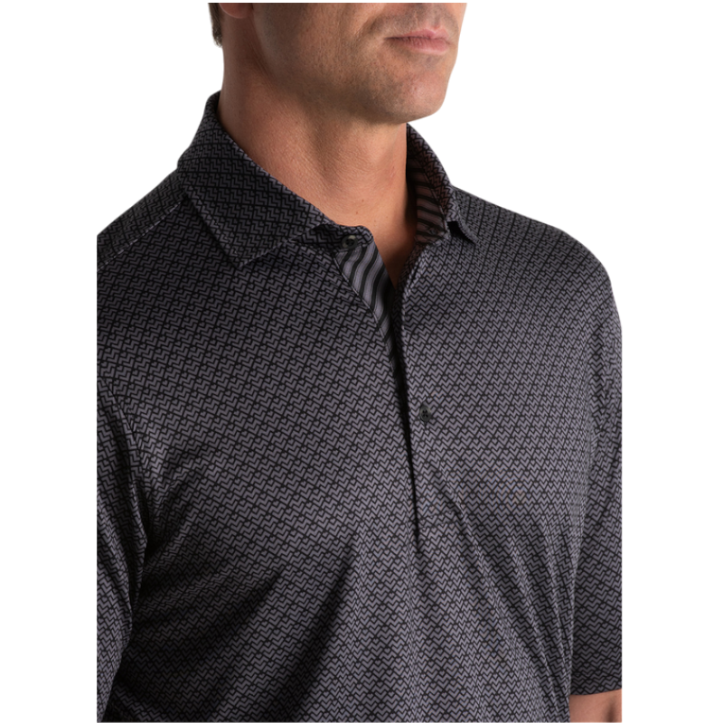 Fairway and Greene Men's Summit Print Polo