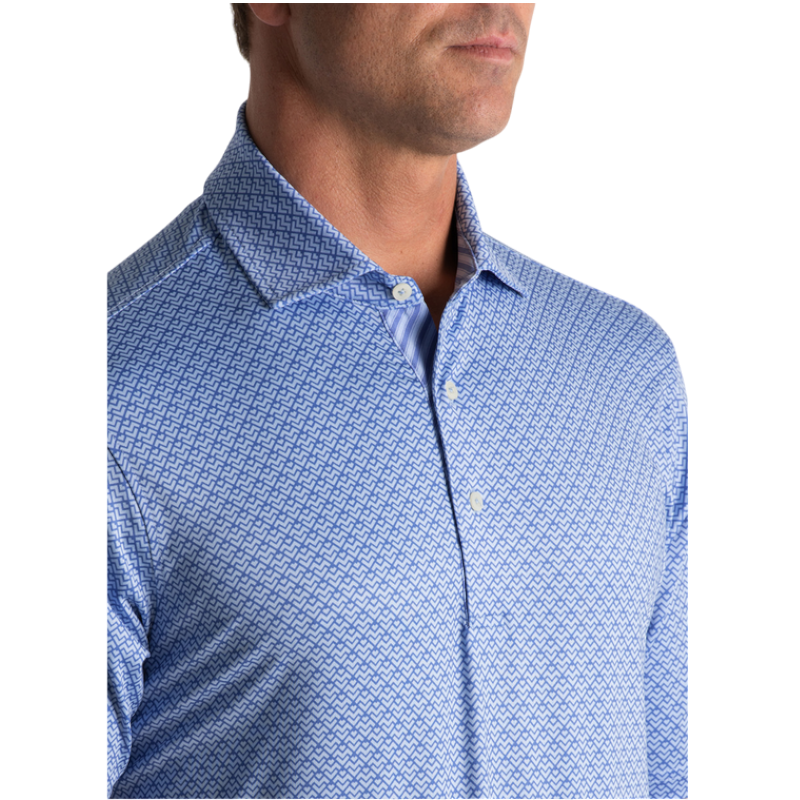 Fairway and Greene Men's Summit Print Polo