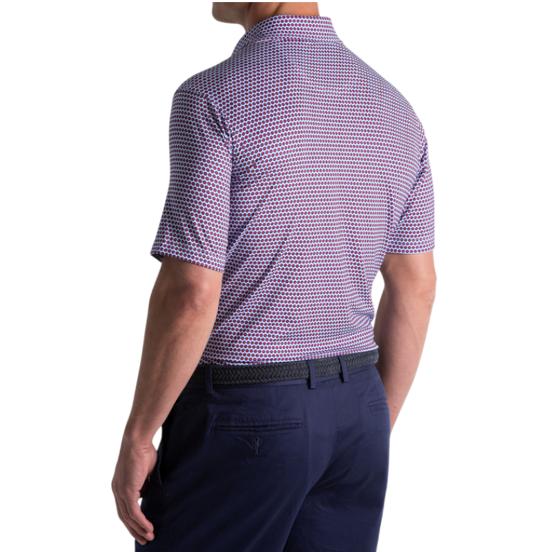 Fairway and Greene Men's Starburst Print Polo