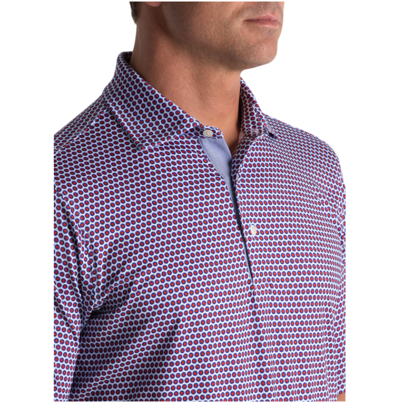 Fairway and Greene Men's Starburst Print Polo