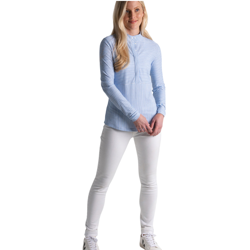 Fairway & Greene Women's Fallon Snap Mock Neck