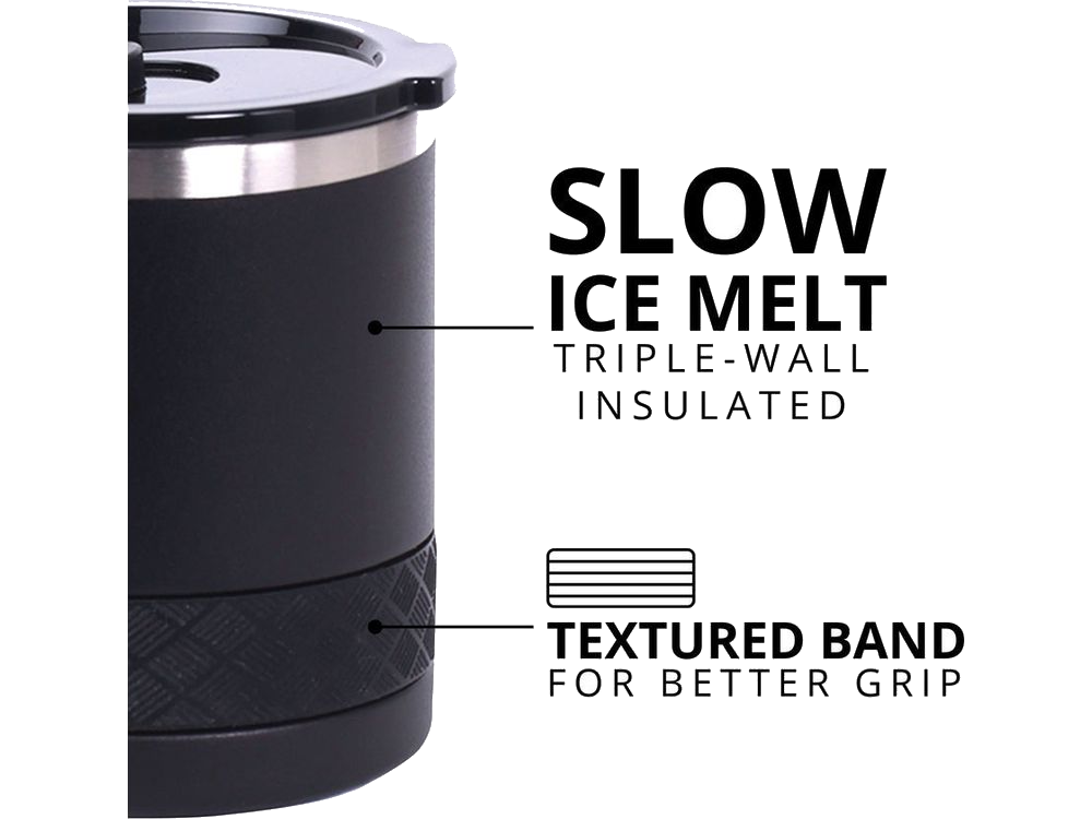 Elemental Recess 10oz Rocks Tumbler - Matte Black