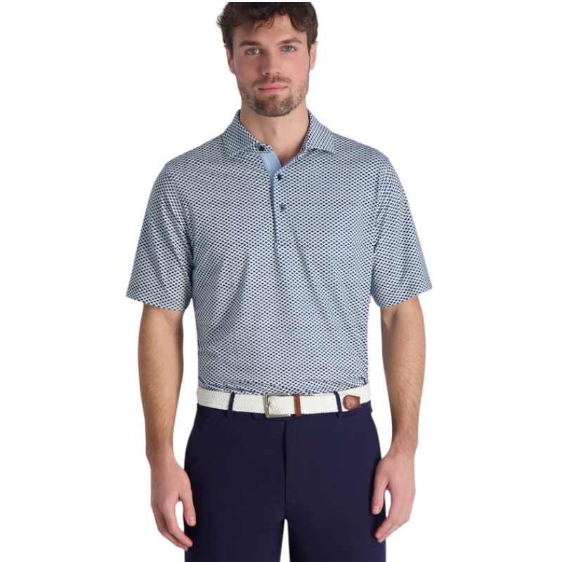 Fairway & Greene Men's Barkley Print Polo
