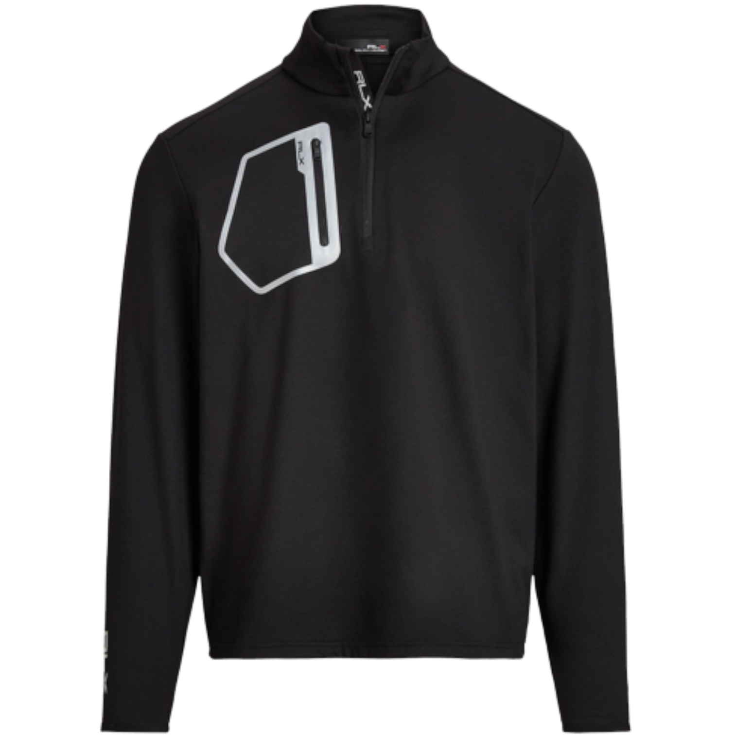 RLX Brushed Back Tech Jersey ¼ Zip With Reflective Pocket