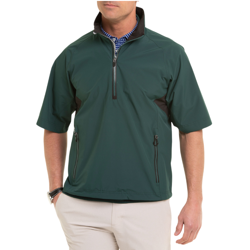 Zero Restriction Men's Power Torque Short-Sleeve Quarter-Zip