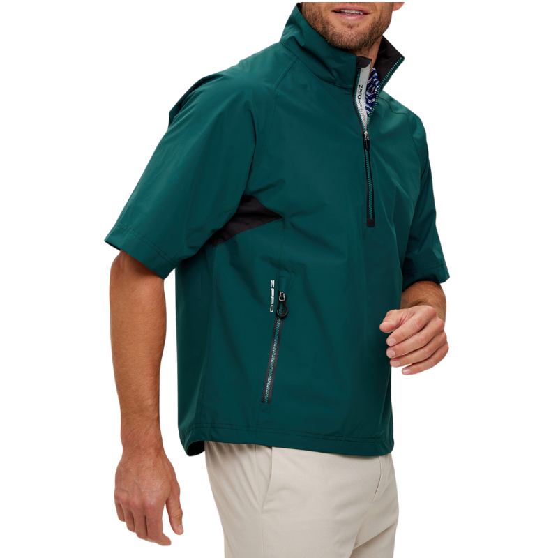 Zero Restriction Men's Power Torque Short-Sleeve Quarter-Zip