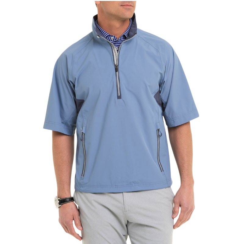 Zero Restriction Men's Power Torque Short-Sleeve Quarter-Zip