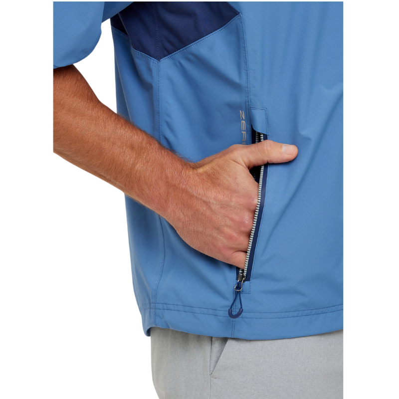 Zero Restriction Men's Power Torque Short-Sleeve Quarter-Zip