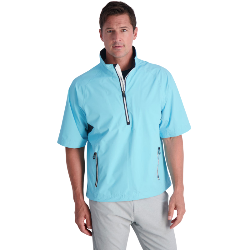 Zero Restriction Men's Power Torque Short-Sleeve Quarter-Zip