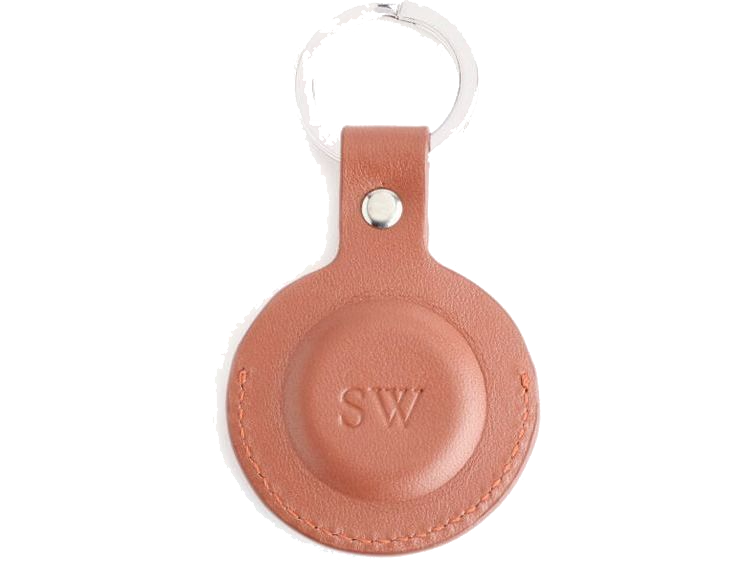 Royce Leather Air Tag Holder Key Chain