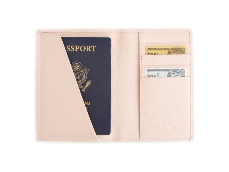 Royce RFID Passport Case and Luggage Tag Travel Gift Set