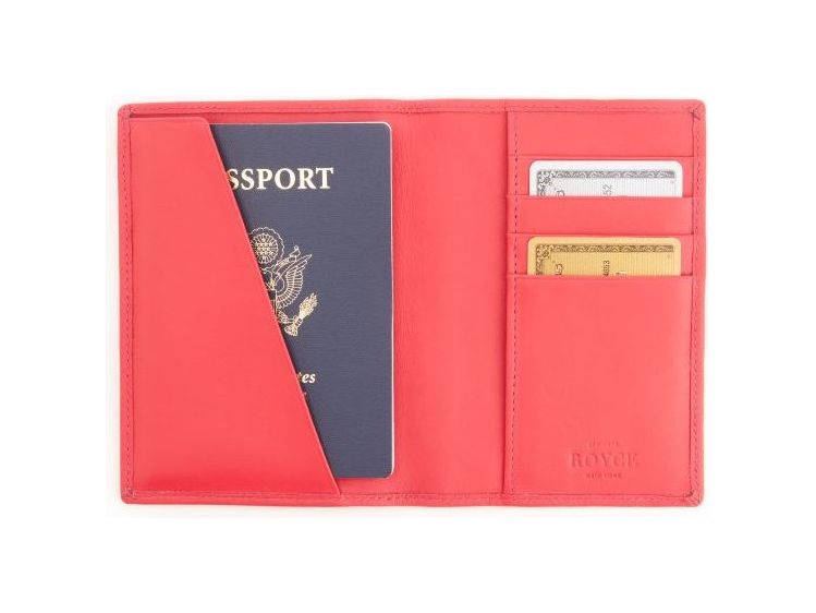 Royce RFID Passport Case and Luggage Tag Travel Gift Set