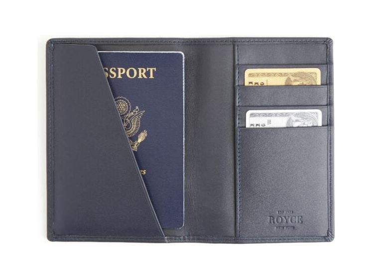 Royce RFID Passport Case and Luggage Tag Travel Gift Set