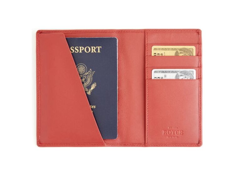 Royce RFID Passport Case and Luggage Tag Travel Gift Set