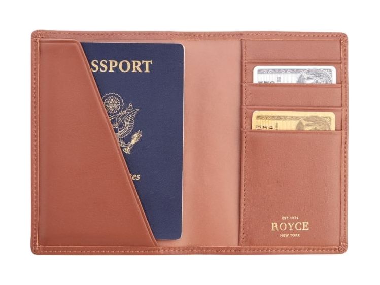 Royce RFID Passport Case and Luggage Tag Travel Gift Set