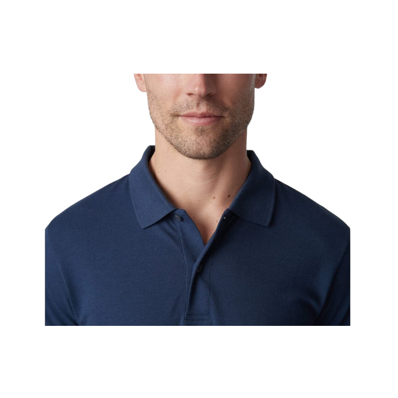 Mack Weldon Silver Pique Polo