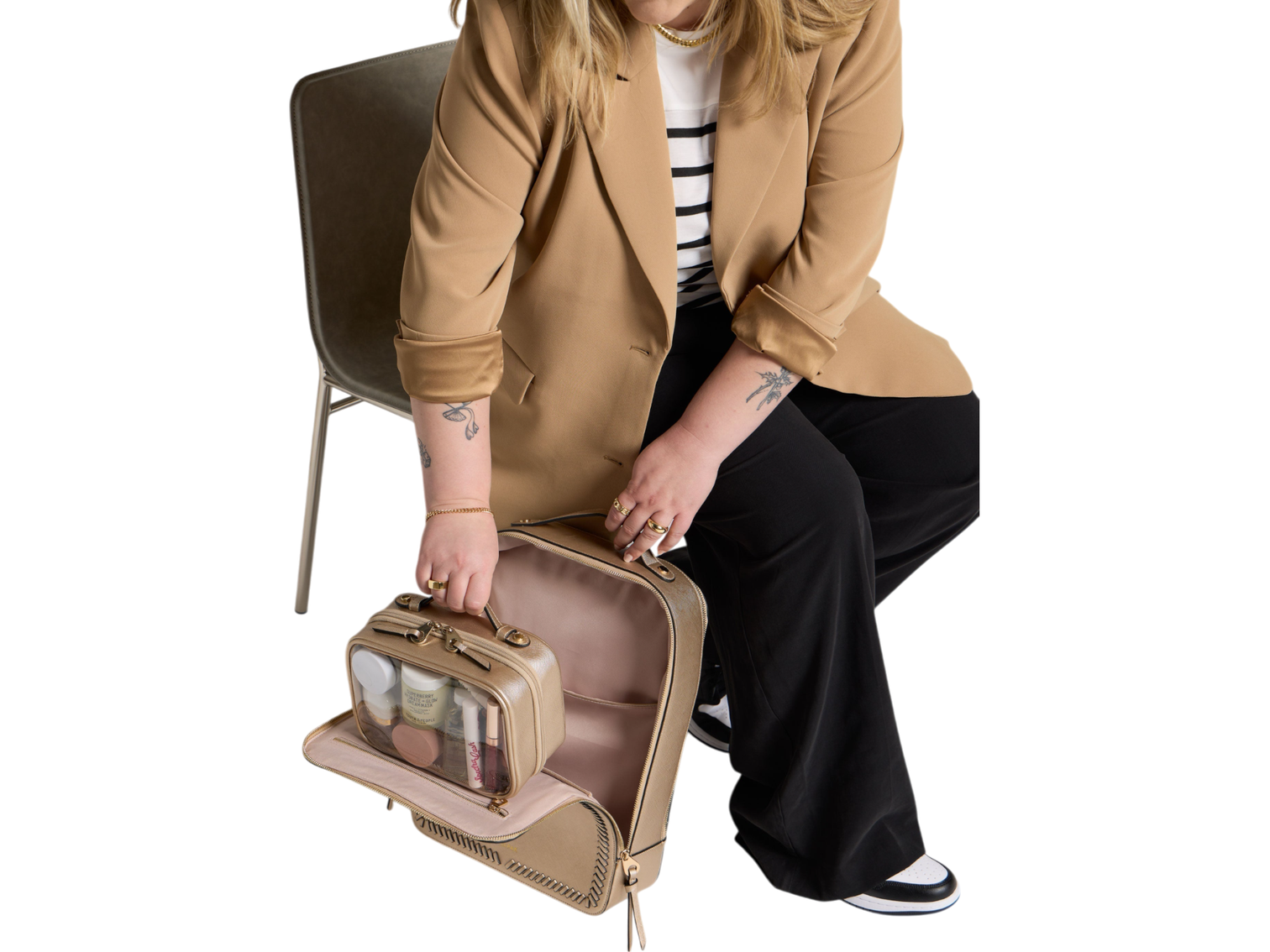 Calpak Small Clear Cosmetics Case