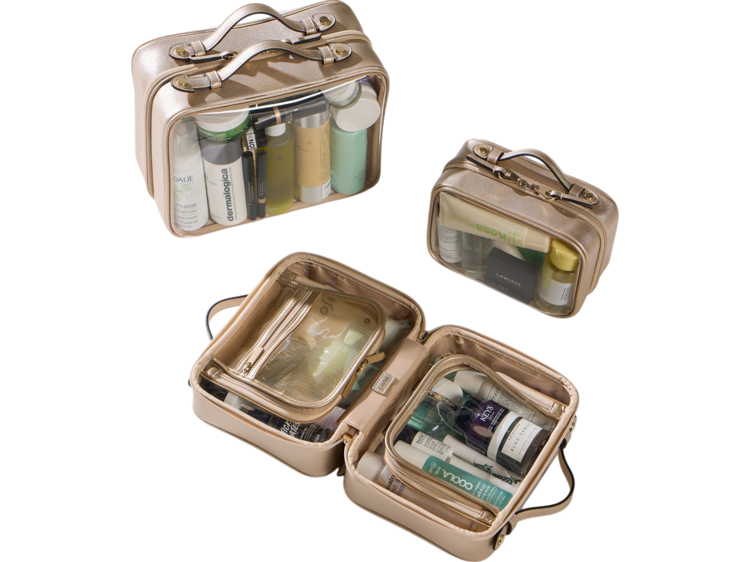 Calpak Small Clear Cosmetics Case