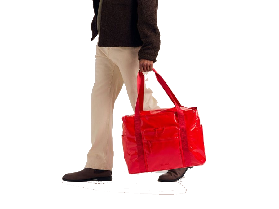 Calpak Terra 35L Water Resistant Zippered Tote Bag in Blossom