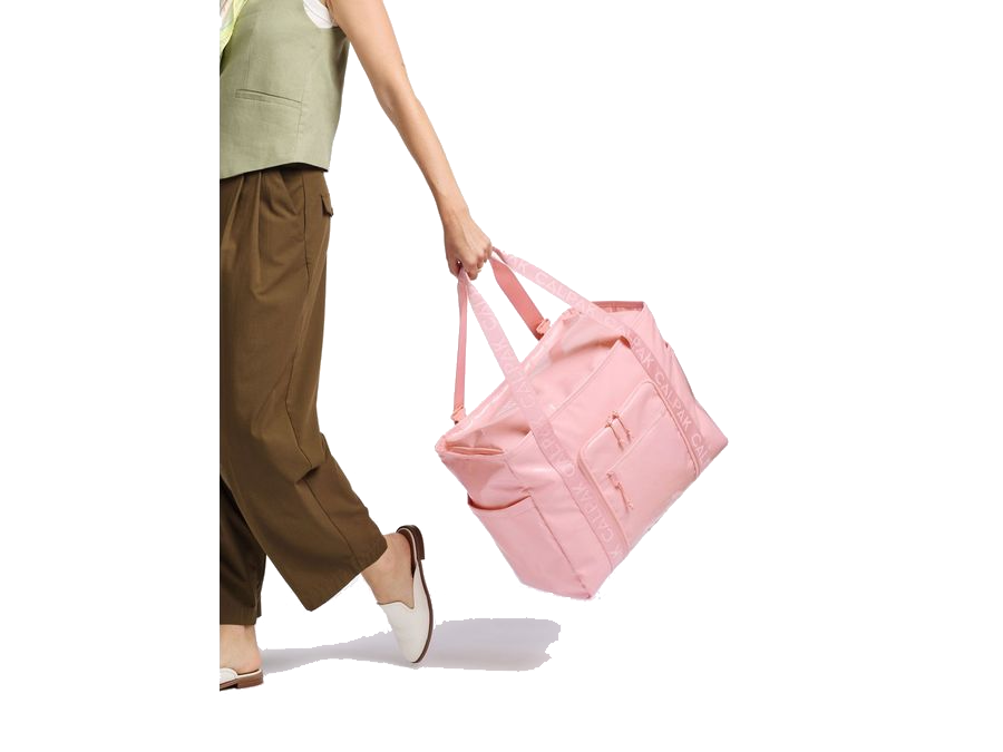 Calpak Terra 35L Water Resistant Zippered Tote Bag in Blossom