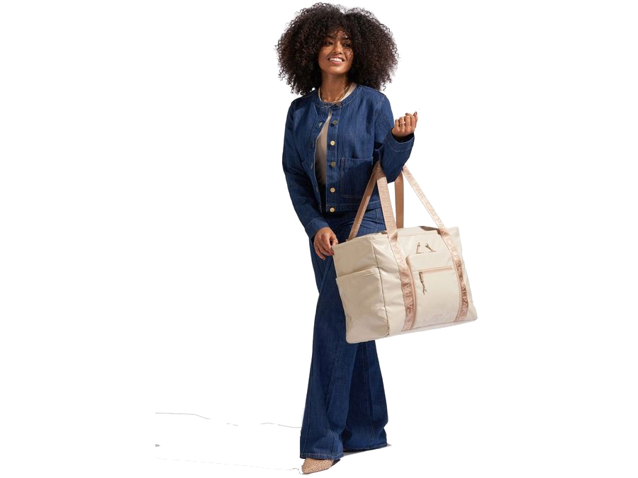 Calpak Terra 35L Water Resistant Zippered Tote Bag in Blossom