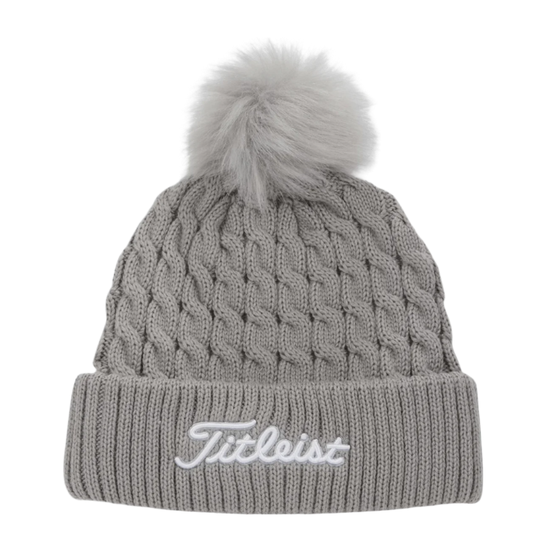 Titleist Cable Knit Pom Pom Hat