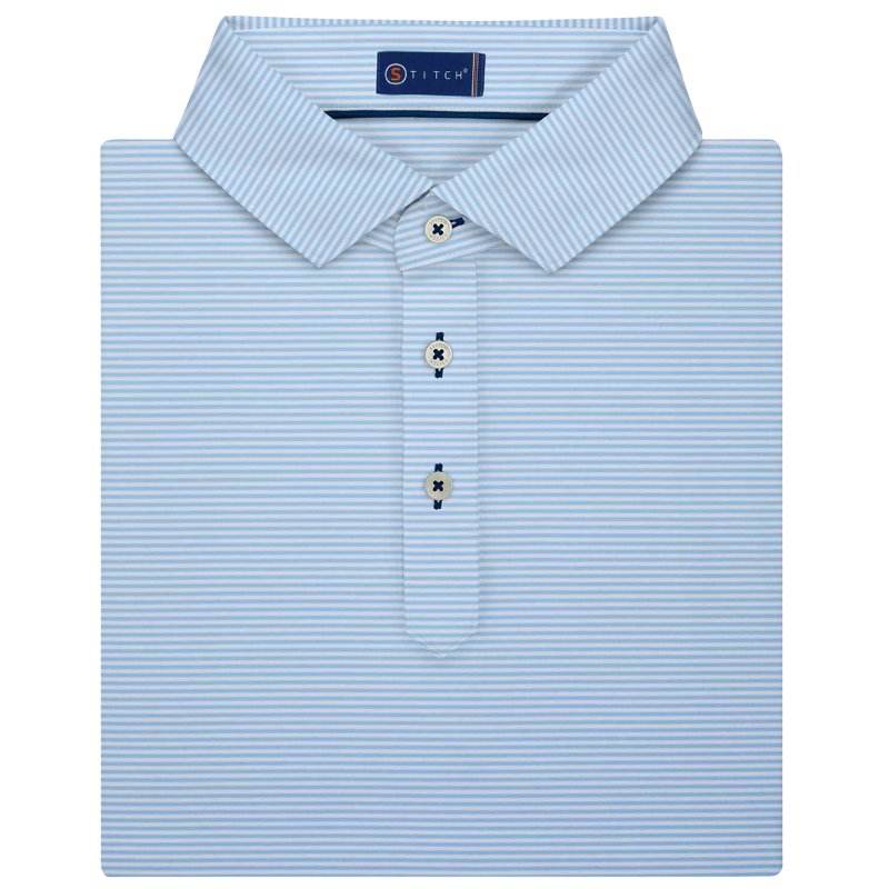 STITCH® Atlantic Stripe Polo Shirt - Men's