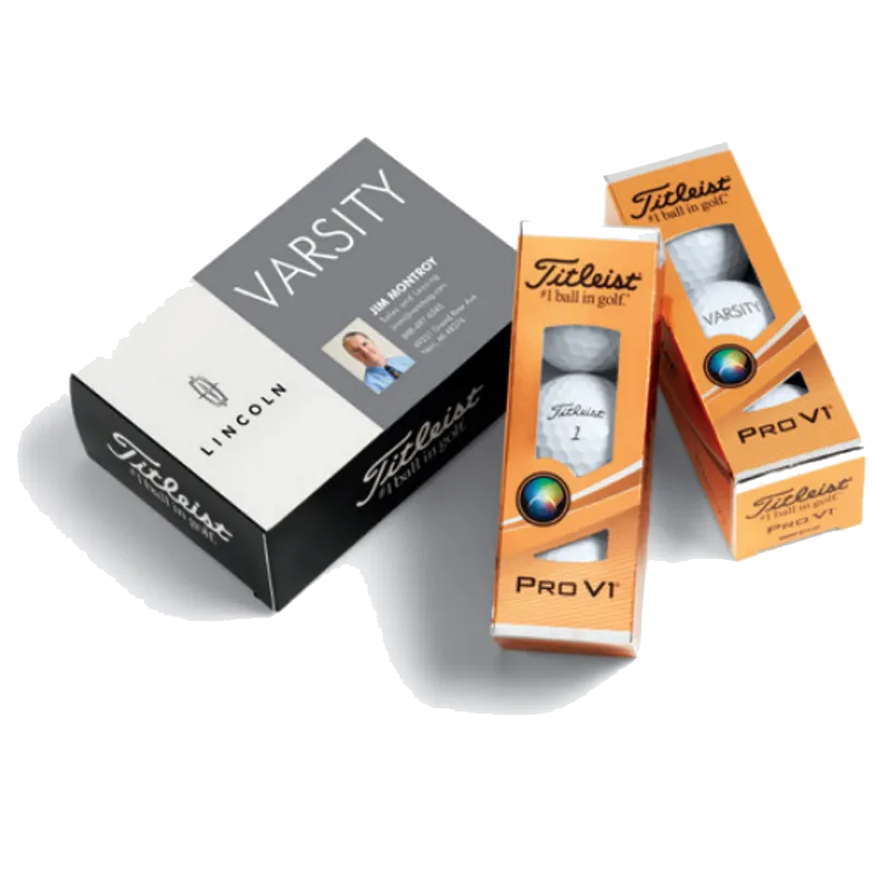 Titleist PackEdge Custom Half-Dozen in Tray