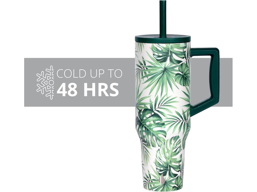 Elemental Commuter 40oz Tumbler - Monstera