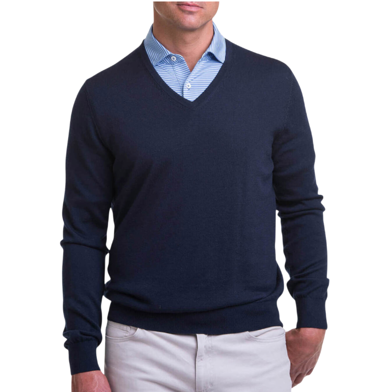 Fairway & Greene Men's Baruffa V-Neck Sweater