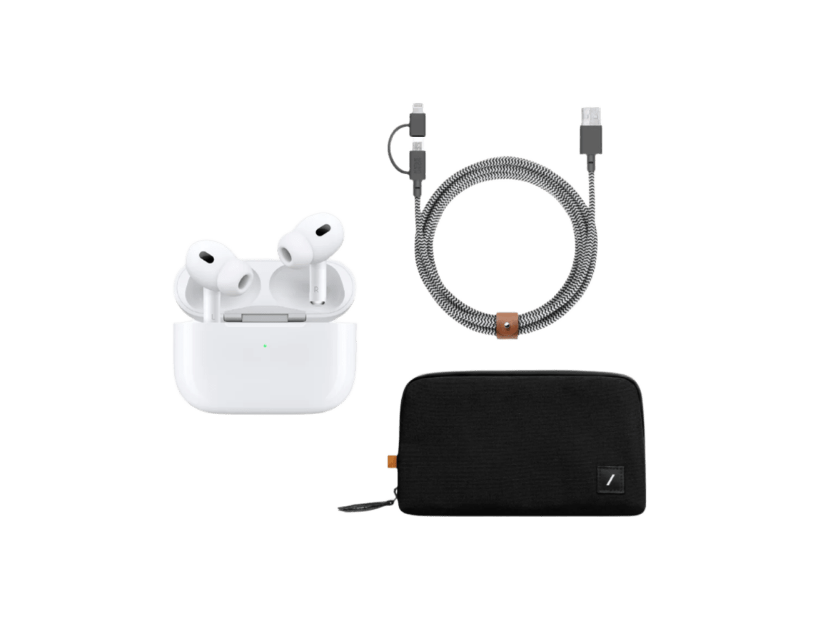 Apple AirPods Pro 2nd Generation w/ Charging Cable & Organizer - AirPods - SwagWear