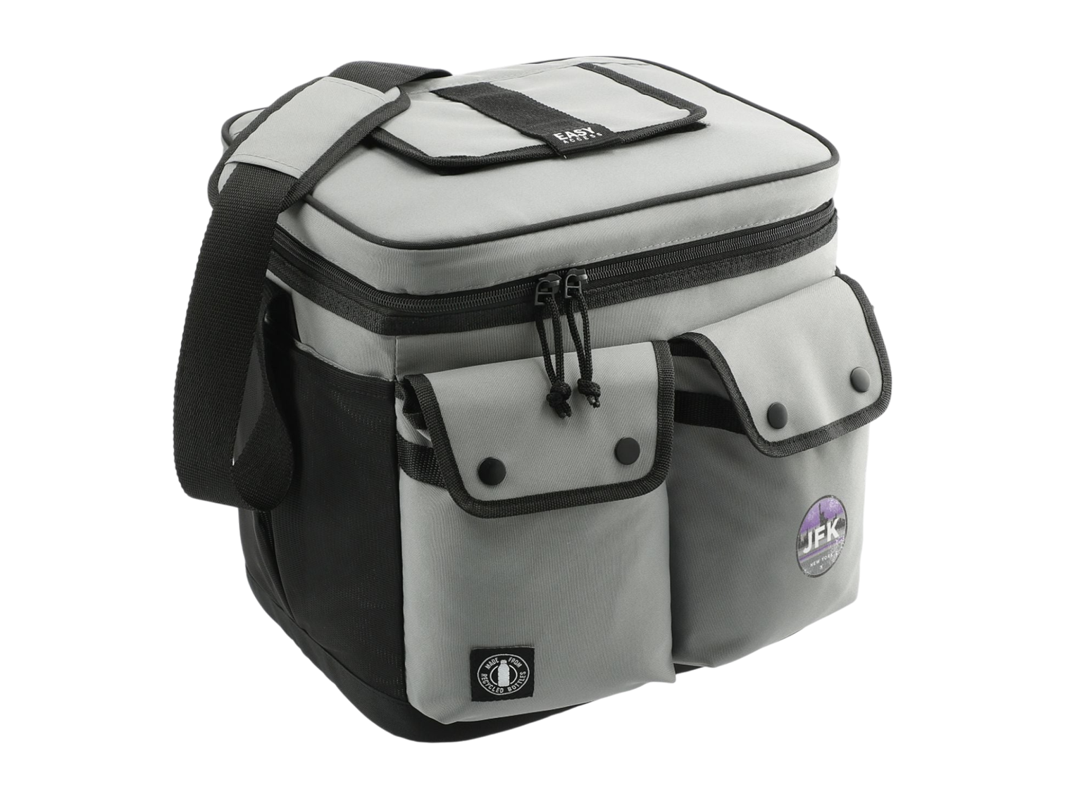 Arctic Zone® Repreve® 24 Can Double Pocket Cooler - Gray / 24 Cans - Coolers