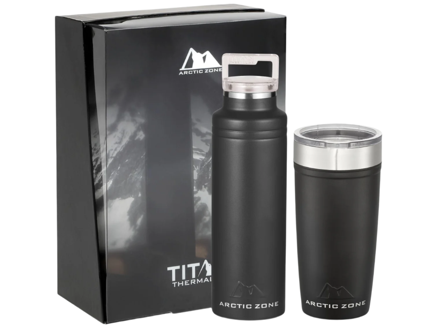Arctic Zone® Titan Thermal HP® Copper Vac Gift Set - Black - Drinkware Sets
