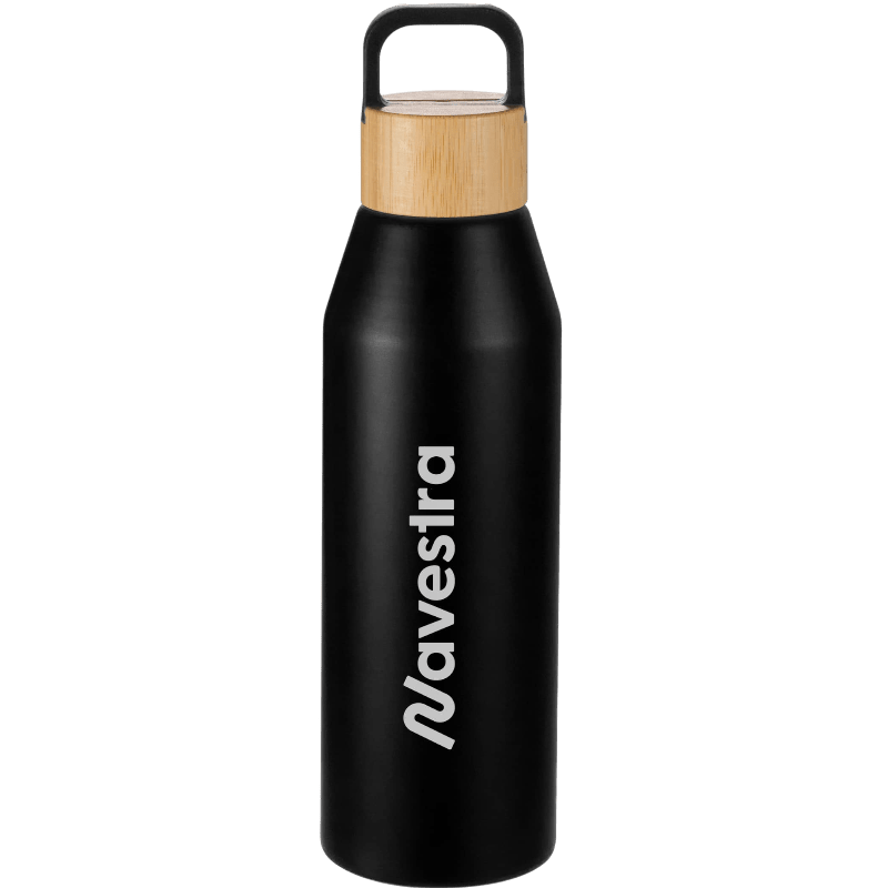 Aspen 24 oz Recycled Bottle with FSC® Bamboo Lid - Water Bottles - SwagWear