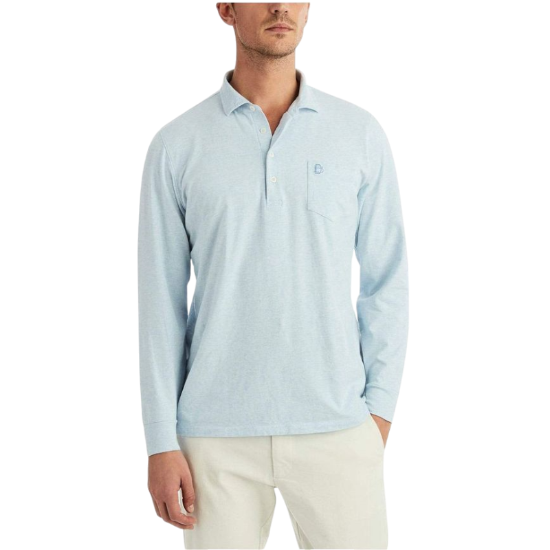 B. Draddy Men's Jack Long-Sleeve Polo