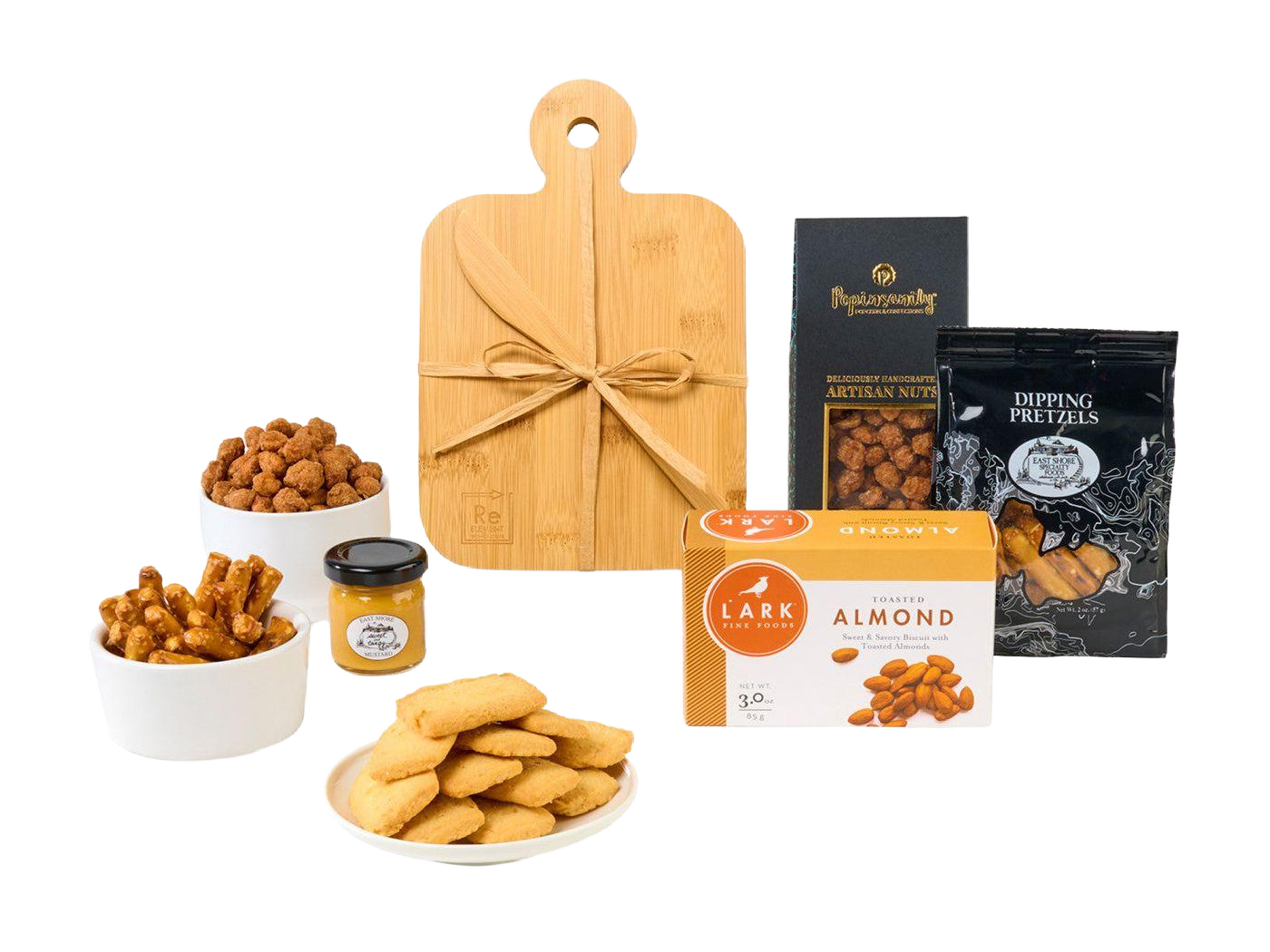 Bamboo Cheese Board & Bites Gift Set - Food Gift Sets