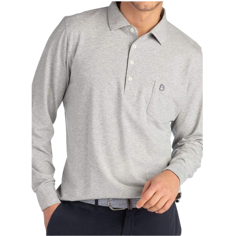 B. Draddy Men's Jack Long-Sleeve Polo