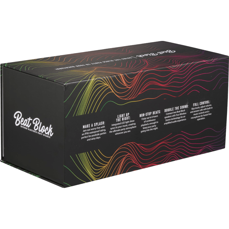 Beat Block Outdoor Bluetooth Party Speaker - Speakers - SwagWear
