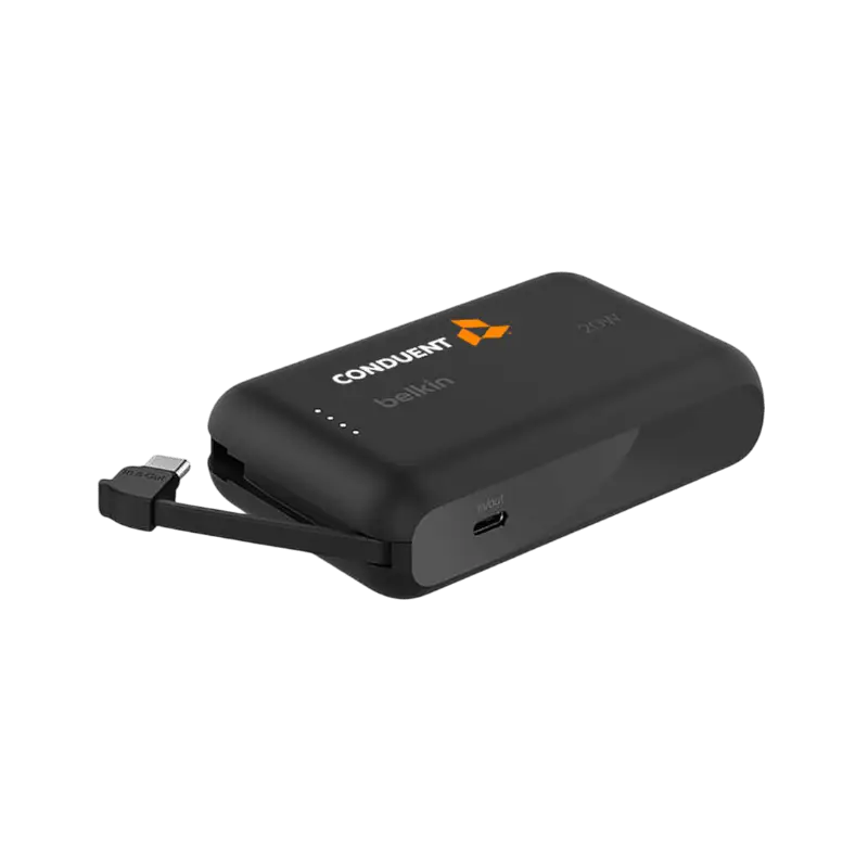 Belkin Power Bank 10K with Integrated Cable - Wireless Power Banks - SwagWear
