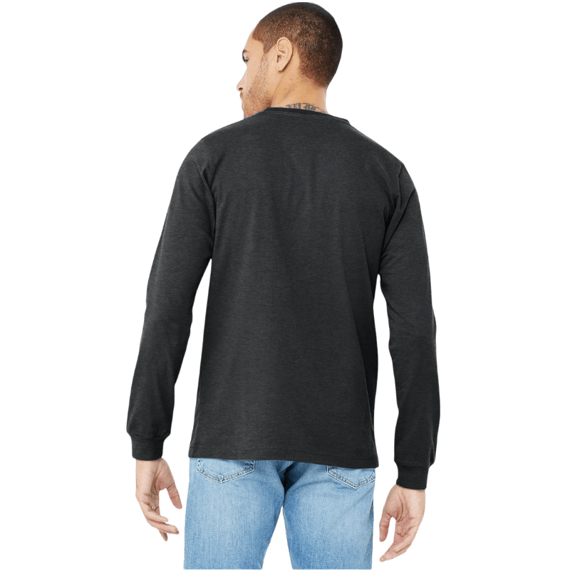 BELLA+CANVAS® Unisex Heather CVC Long Sleeve Tee - Long - Sleeved T-Shirts - SwagWear