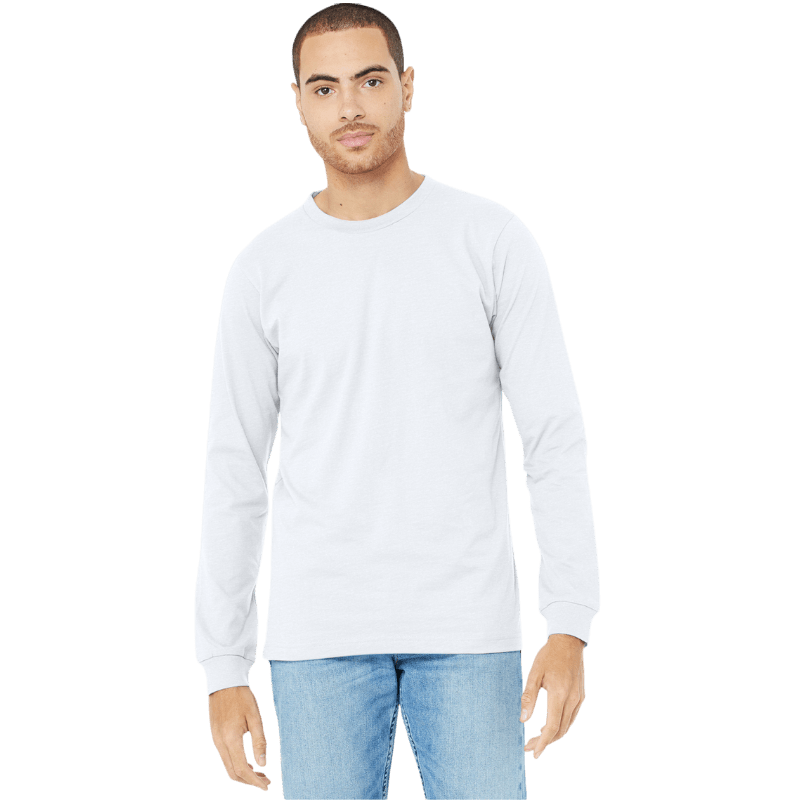 BELLA+CANVAS® Unisex Heather CVC Long Sleeve Tee - Long - Sleeved T-Shirts - SwagWear