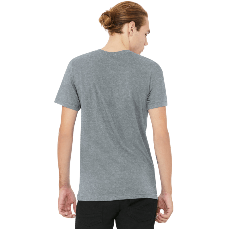 BELLA+CANVAS® Unisex Heather CVC V - Neck Tee - T-Shirts - SwagWear
