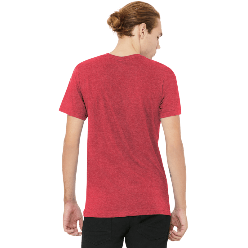 BELLA+CANVAS® Unisex Heather CVC V - Neck Tee - T-Shirts - SwagWear