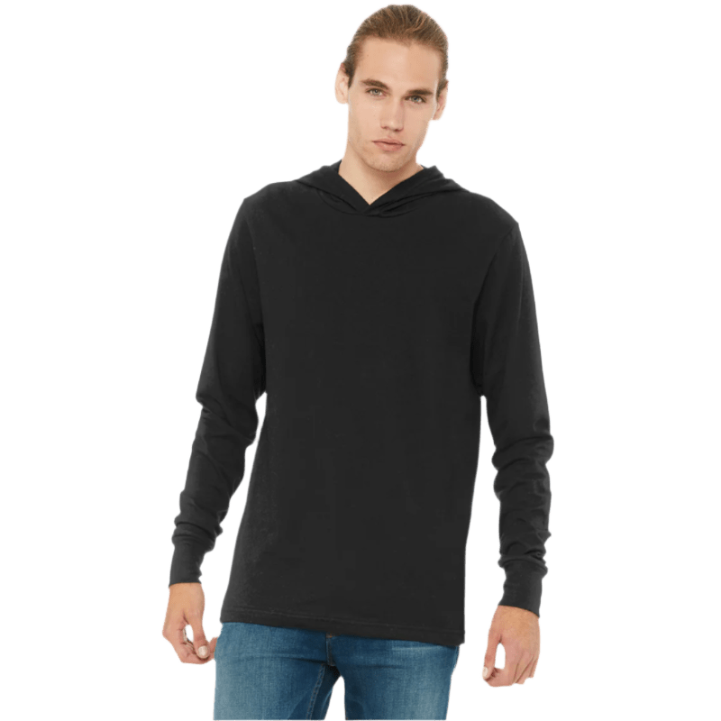 BELLA+CANVAS ® Unisex Jersey Long Sleeve Hoodie - Hoodies - SwagWear