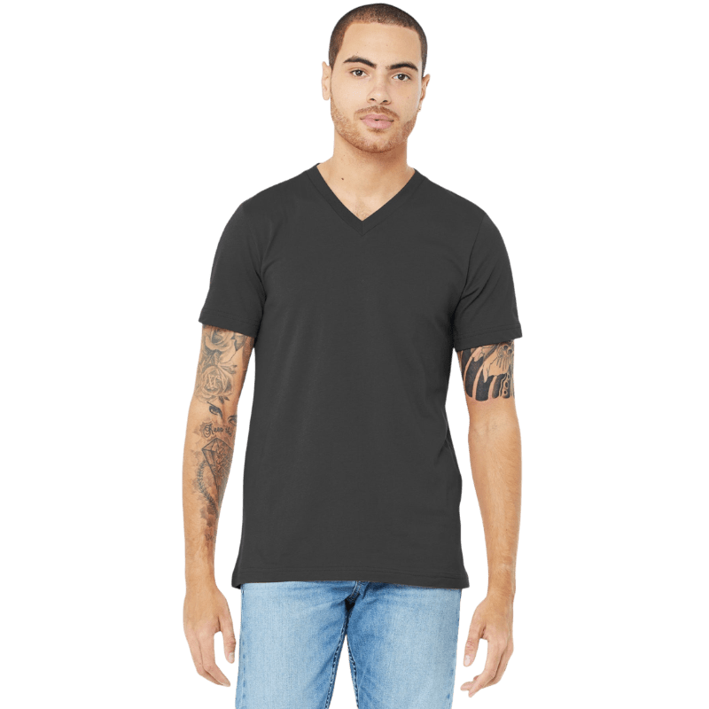 BELLA+CANVAS ® Unisex Jersey Short Sleeve V - Neck Tee - T-Shirts - SwagWear