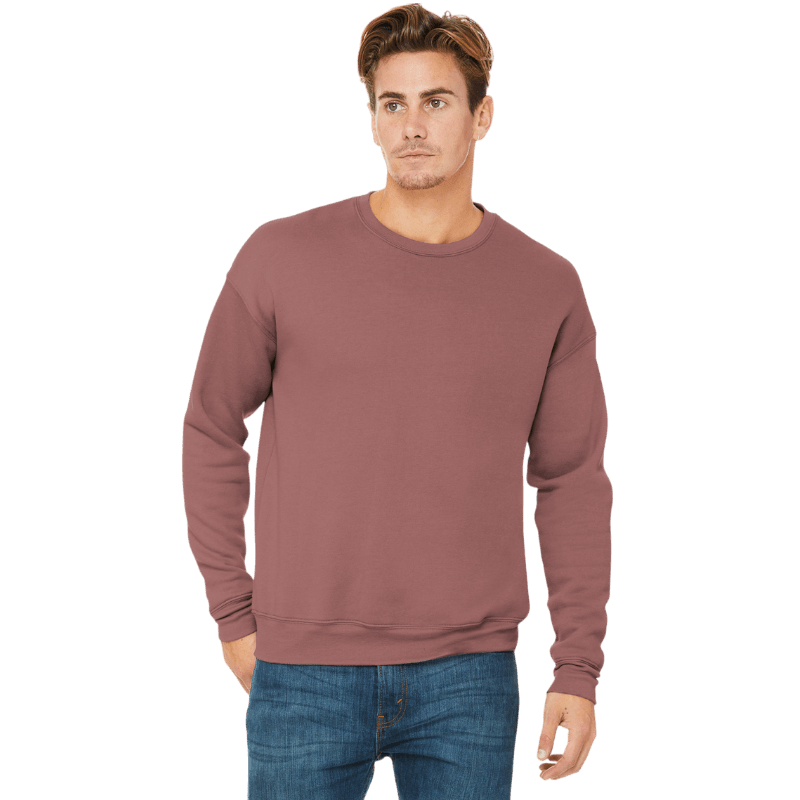BELLA+CANVAS ® Unisex Sponge Fleece Drop Shoulder Sweatshirt - Sweatshirts - SwagWear