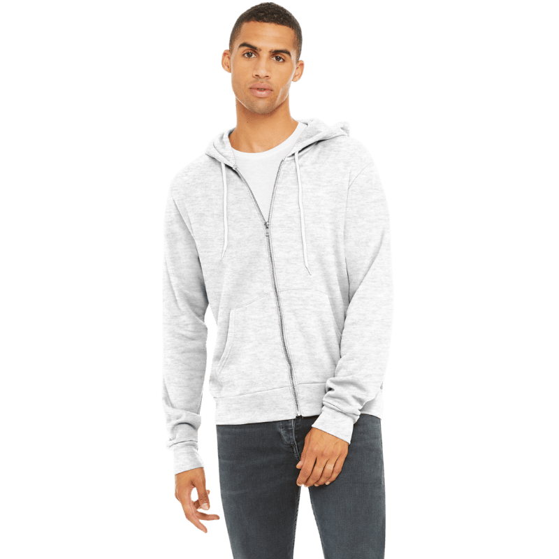 BELLA+CANVAS ® Unisex Sponge Fleece Full - Zip Hoodie - Full - Zip Hoodies - SwagWear