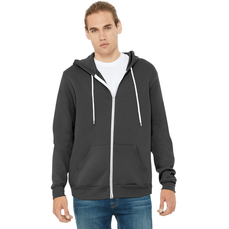 BELLA+CANVAS ® Unisex Sponge Fleece Full - Zip Hoodie - Full - Zip Hoodies - SwagWear