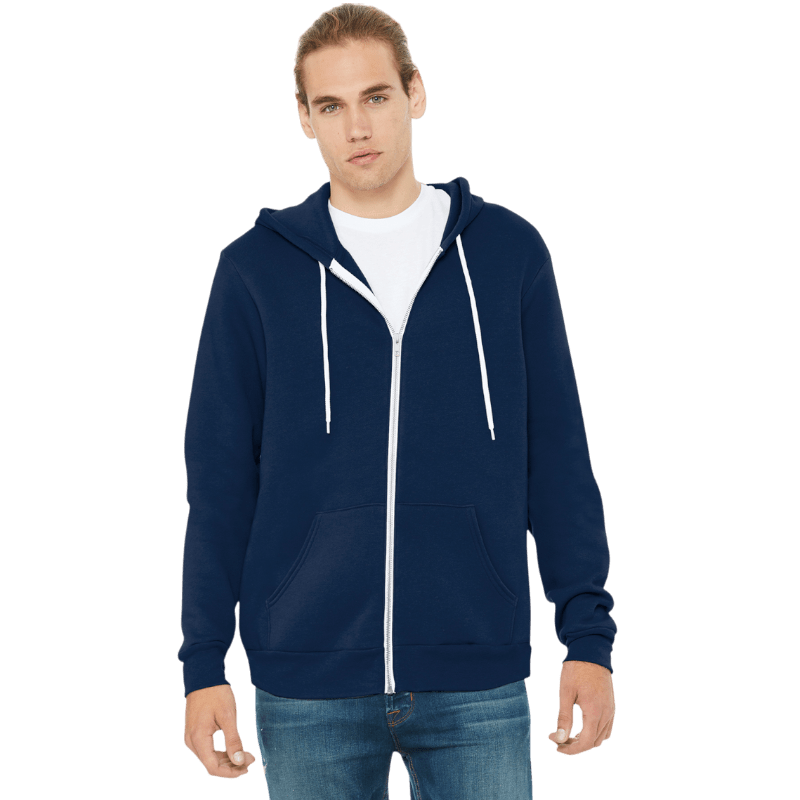 BELLA+CANVAS ® Unisex Sponge Fleece Full - Zip Hoodie - Full - Zip Hoodies - SwagWear