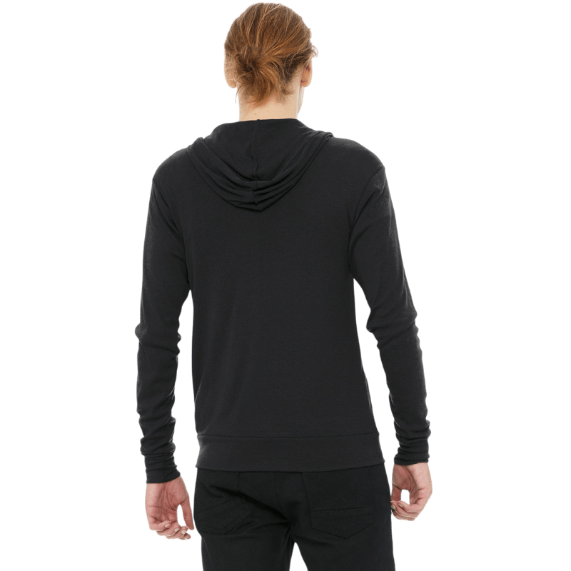 BELLA+CANVAS ® Unisex Triblend Full - Zip Lightweight Hoodie - Full - Zip Hoodies - SwagWear